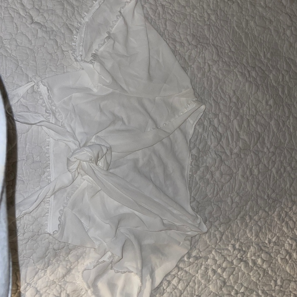 Shein White crop top 4xl